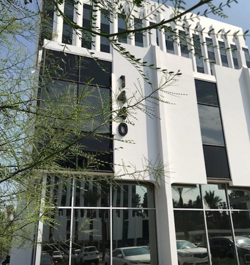 Lesron office building exterior